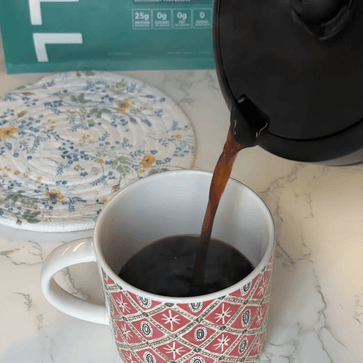How to Add Flavorless Protein to Hot Black Coffee