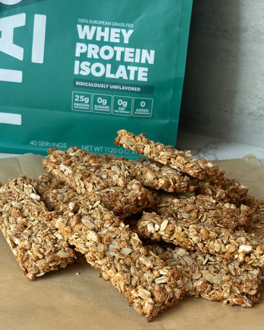 Salted Maple Granola Bars