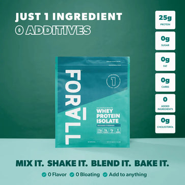 FORALL Flavorless Protein Kit (20-scoop bag + FREE gift)