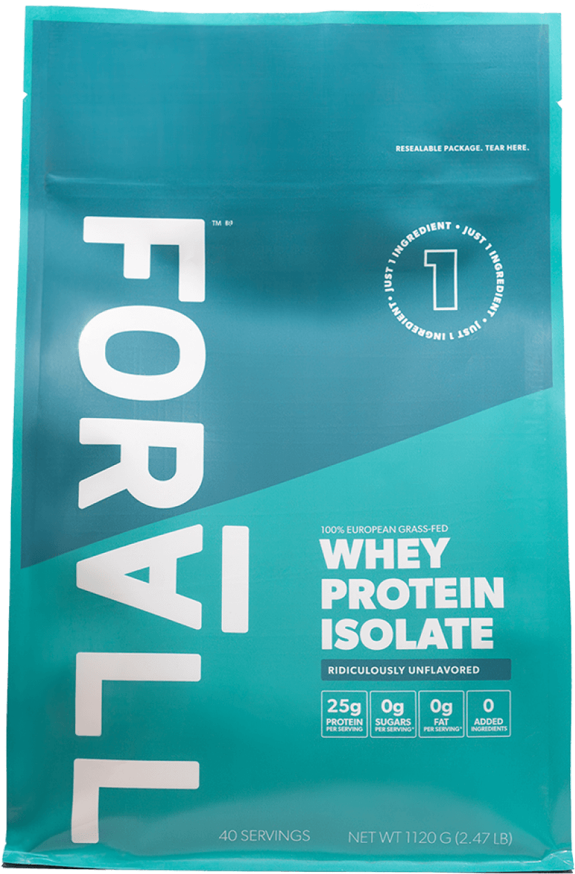 FORALL Whey Protein Isolate – FORALL Nutrition